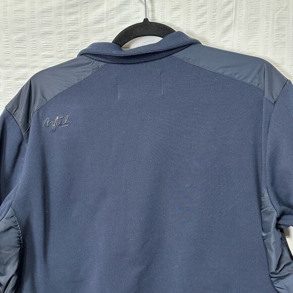 Aztech Mountain Aspen Sweater Mens Extra Large Navy Quarter Zip Sweatshirt Ski - Picture 9 of 14